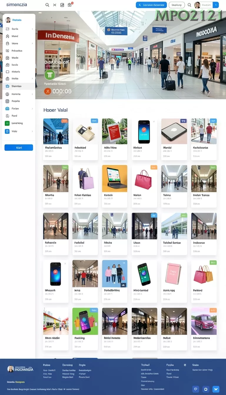 Cuplikan layar V988 — menu navigasi